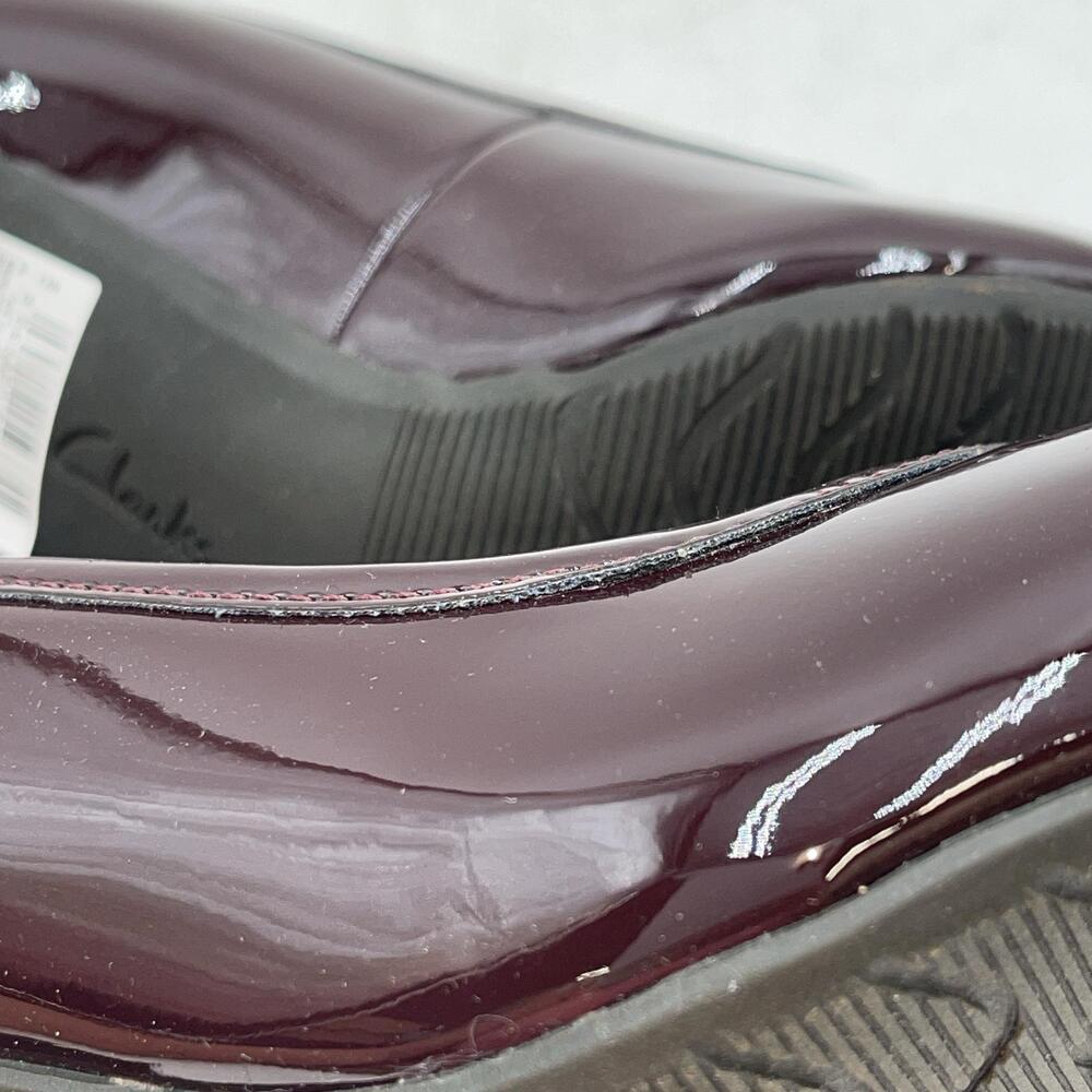 Clarks Katalayna West Shoes Womens Merlot Pointed Toe Kitten Pumps Size 10M - Picture 11 of 12